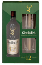 Glenfiddich Шотландско уиски + 2 чаши