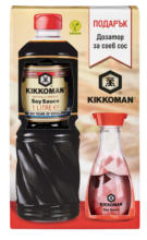 Kaufland хипермаркет Kikkoman Соев сос + дозатор - до 24-12-24