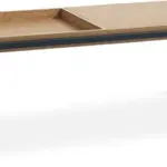 JYSK JYSK Măsuță cafea TRAPPEDAL 50x100 stejar cald/negru