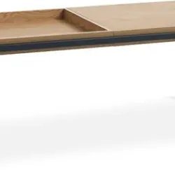 JYSK Măsuță cafea TRAPPEDAL 50x100 stejar cald/negru