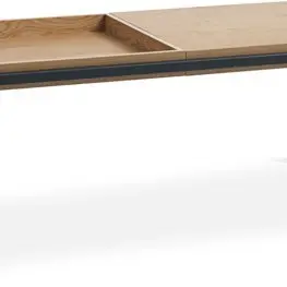 JYSK Măsuță cafea TRAPPEDAL 50x100 stejar cald/negru