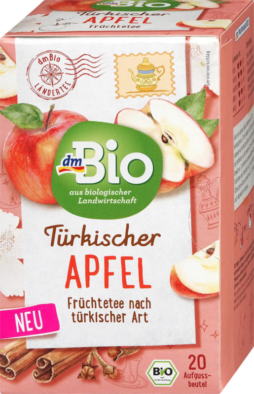 dmBio Früchtetee Türkischer Apfel (20 Beutel)