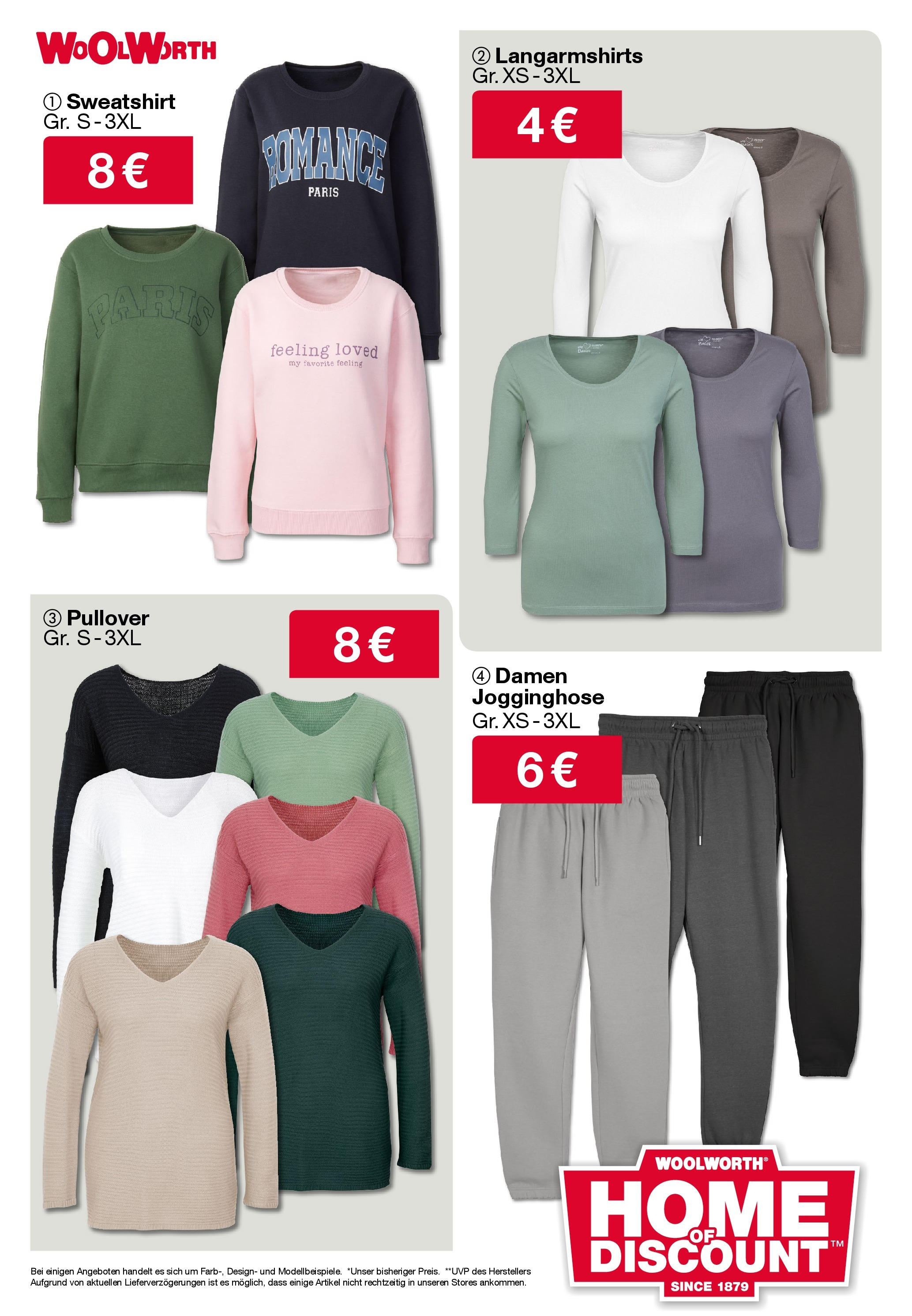 Woolworth - Woolworth: Wochenangebote (ab 26.11.2024) zum Blättern | Seite: 11 | Produkte: Jogginghose, Sweatshirt, Pullover