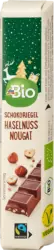 dmBio Schokoriegel, Haselnuss-Nougat