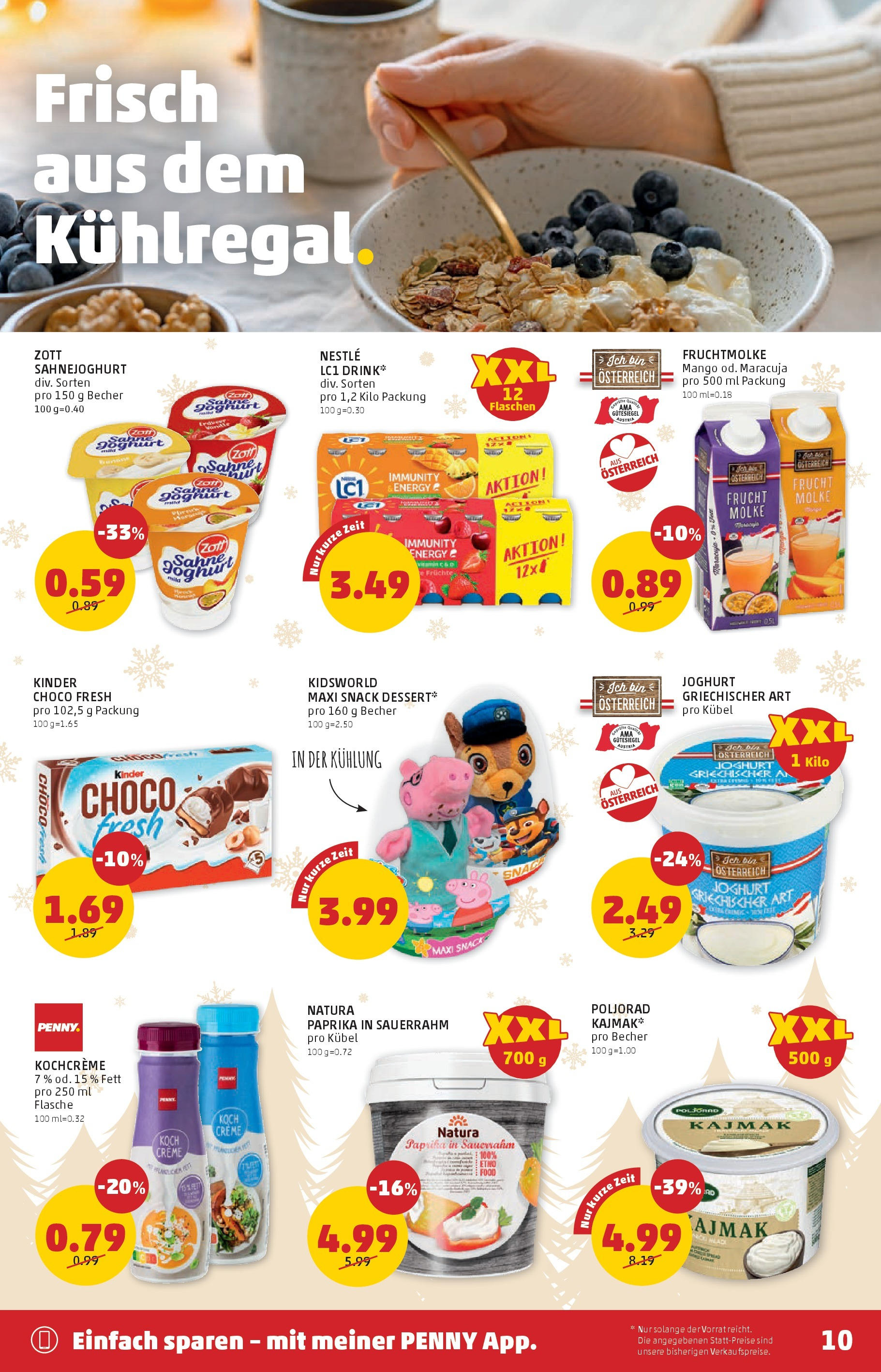 Penny Markt Flugblatt ab (05.12.2024) - Angebote, Prospekt | Seite: 10 | Produkte: Mango, Creme, Joghurt, Sauerrahm