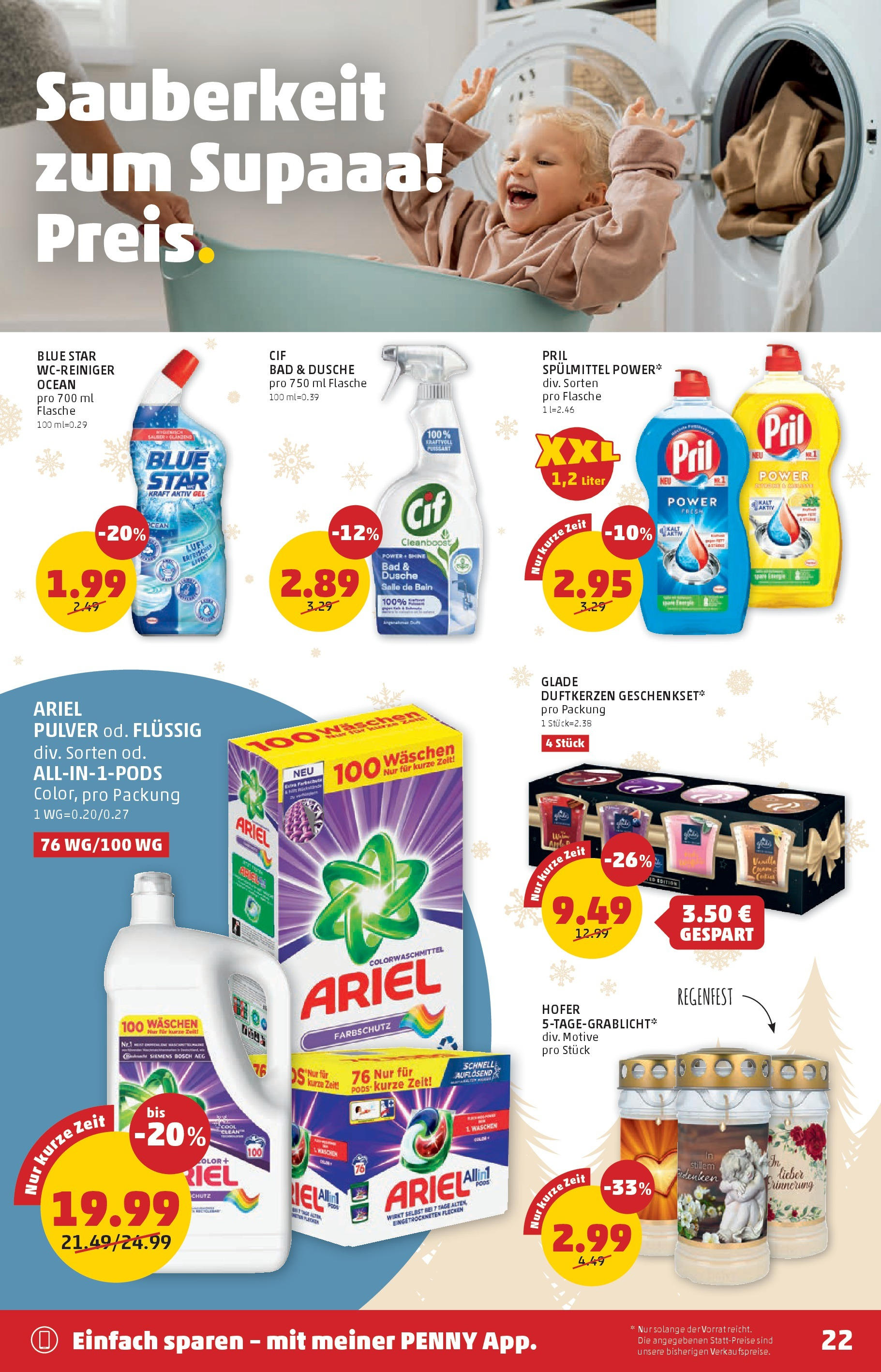 Penny Markt Flugblatt ab (05.12.2024) - Angebote, Prospekt | Seite: 22 | Produkte: Bad, Dusche