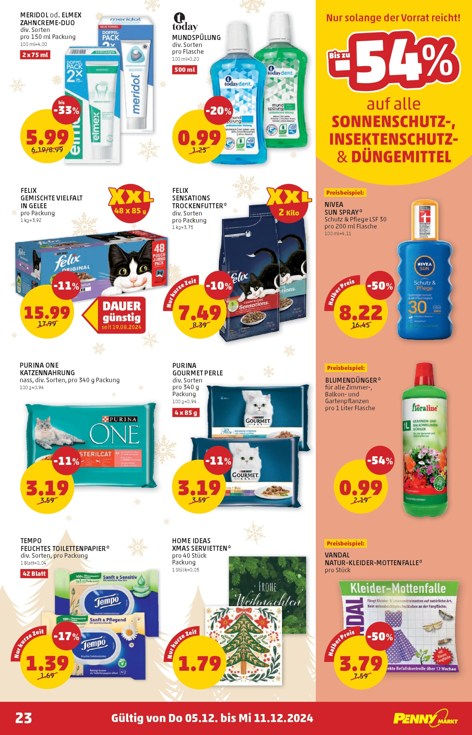 Penny Markt Flugblatt ab (05.12.2024) - Angebote, Prospekt | Seite: 23 | Produkte: Spülung