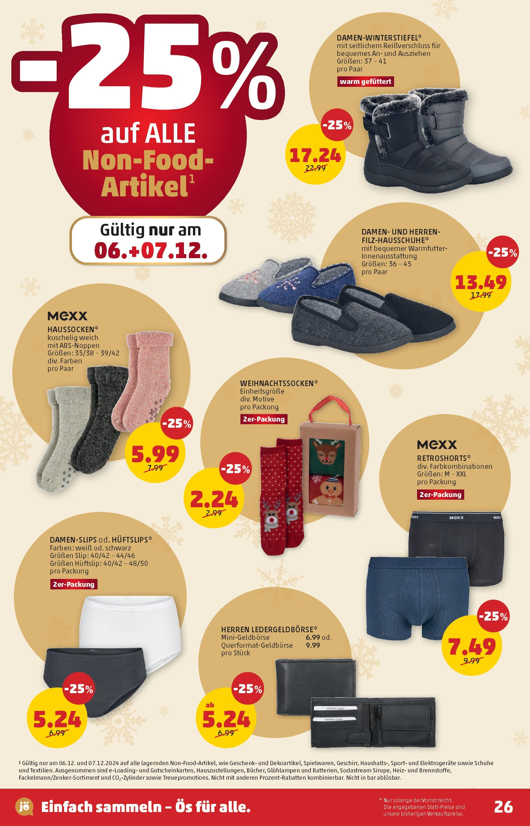 Penny Markt Flugblatt ab (05.12.2024) - Angebote, Prospekt | Seite: 26 | Produkte: Slip