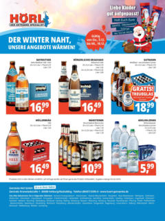 OFFERS - Getränke Hörl: Der Winter naht, unsere Angebote wärmen! gültig ab dem 04.12.2024