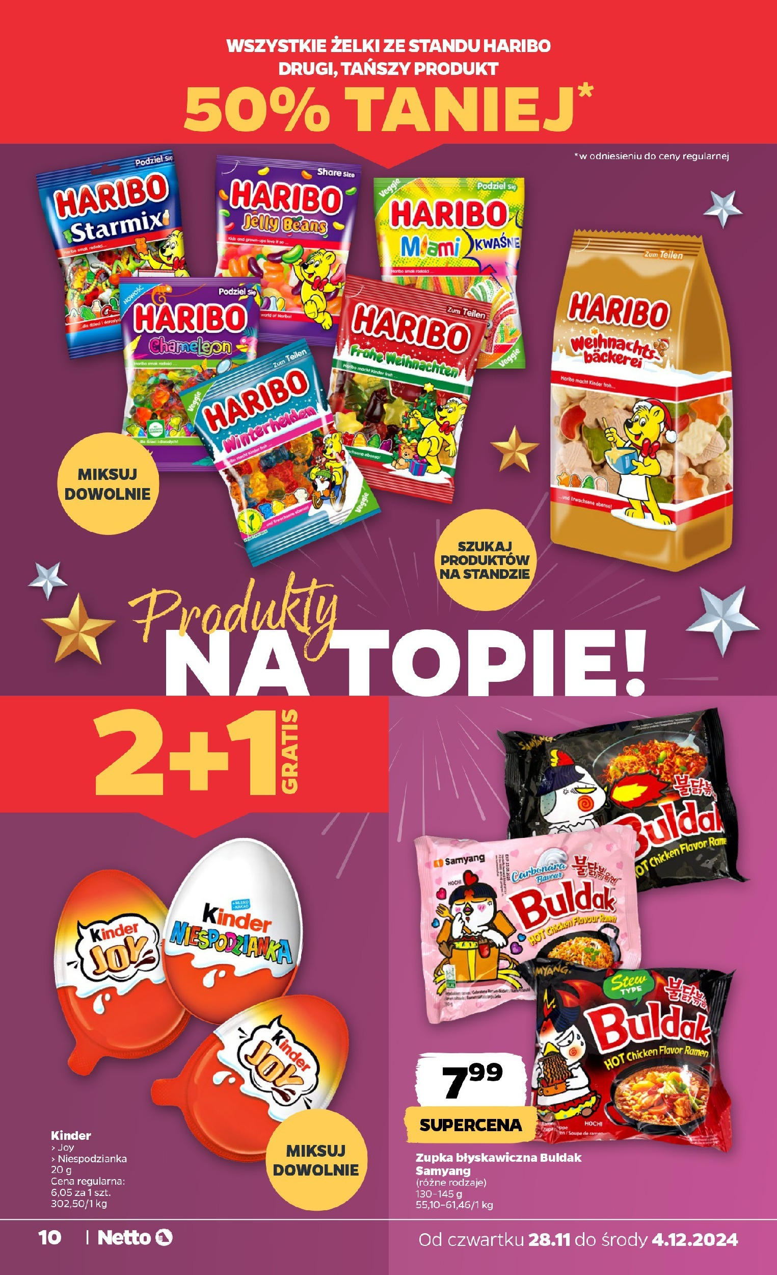 Netto - Netto gazetka T48B do 04.12.2024 od 27.11.2024 - Aktualne promocje | Strona: 10 | Produkty: Carbonara, Żelki