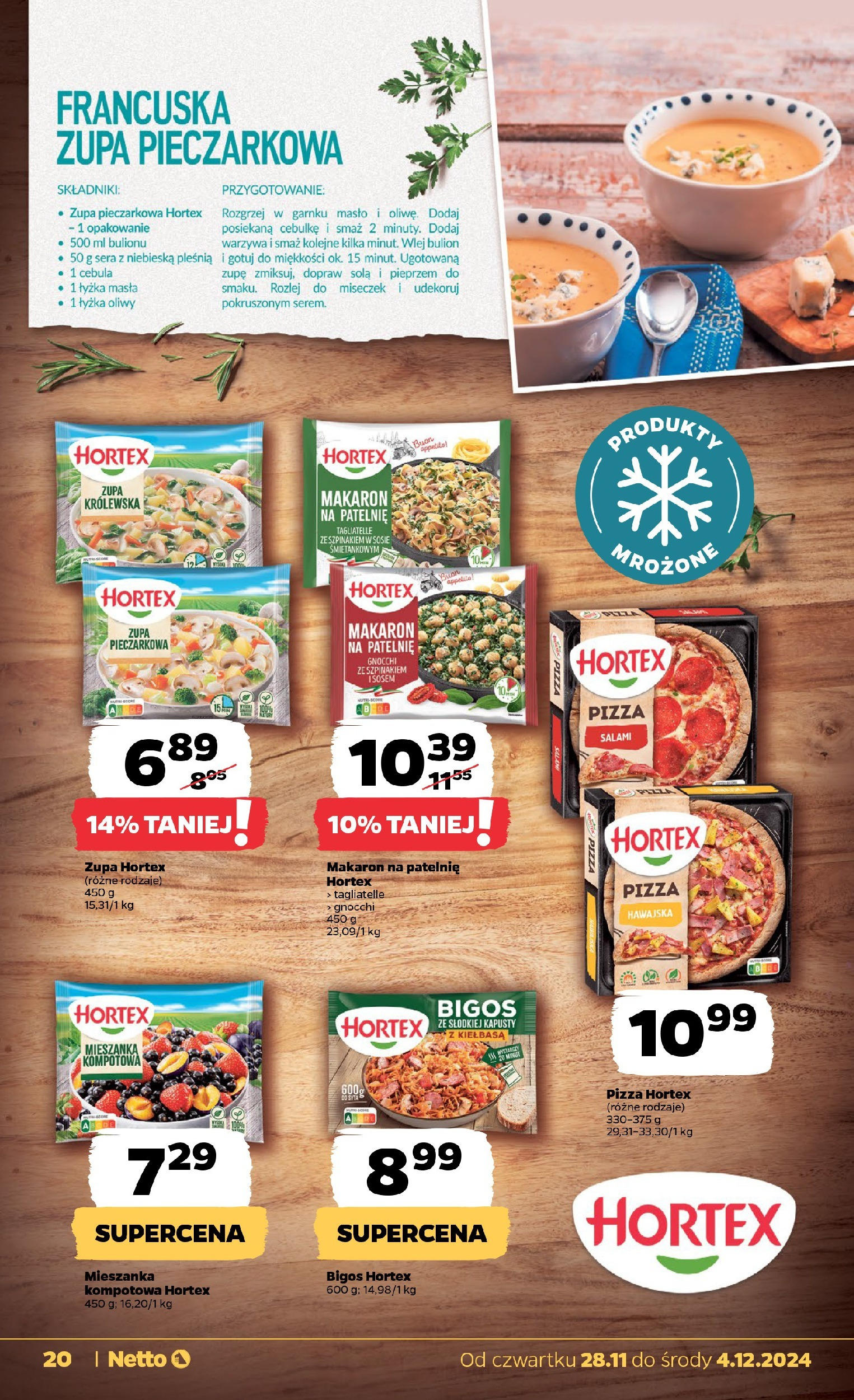 Netto - Netto gazetka T48B do 04.12.2024 od 27.11.2024 - Aktualne promocje | Strona: 20 | Produkty: Patelnie, Zupa, Gnocchi, Warzywa