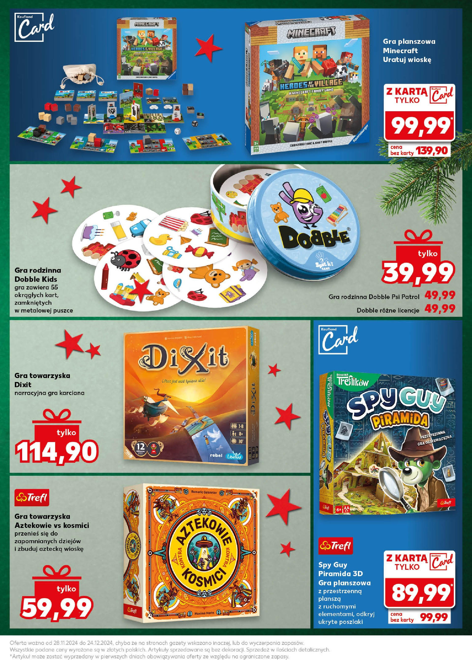 Kaufland - Kaufland gazetka do 24.12.2024 od 27.11.2024 - od jutra PDF | Strona: 25 | Produkty: Karta, Gra