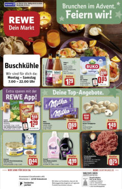 Vorschau von dem Prospekt des Geschäftes Rewe, gültig ab dem 02.12.2024