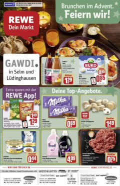 Vorschau von dem Prospekt des Geschäftes Rewe, gültig ab dem 02.12.2024