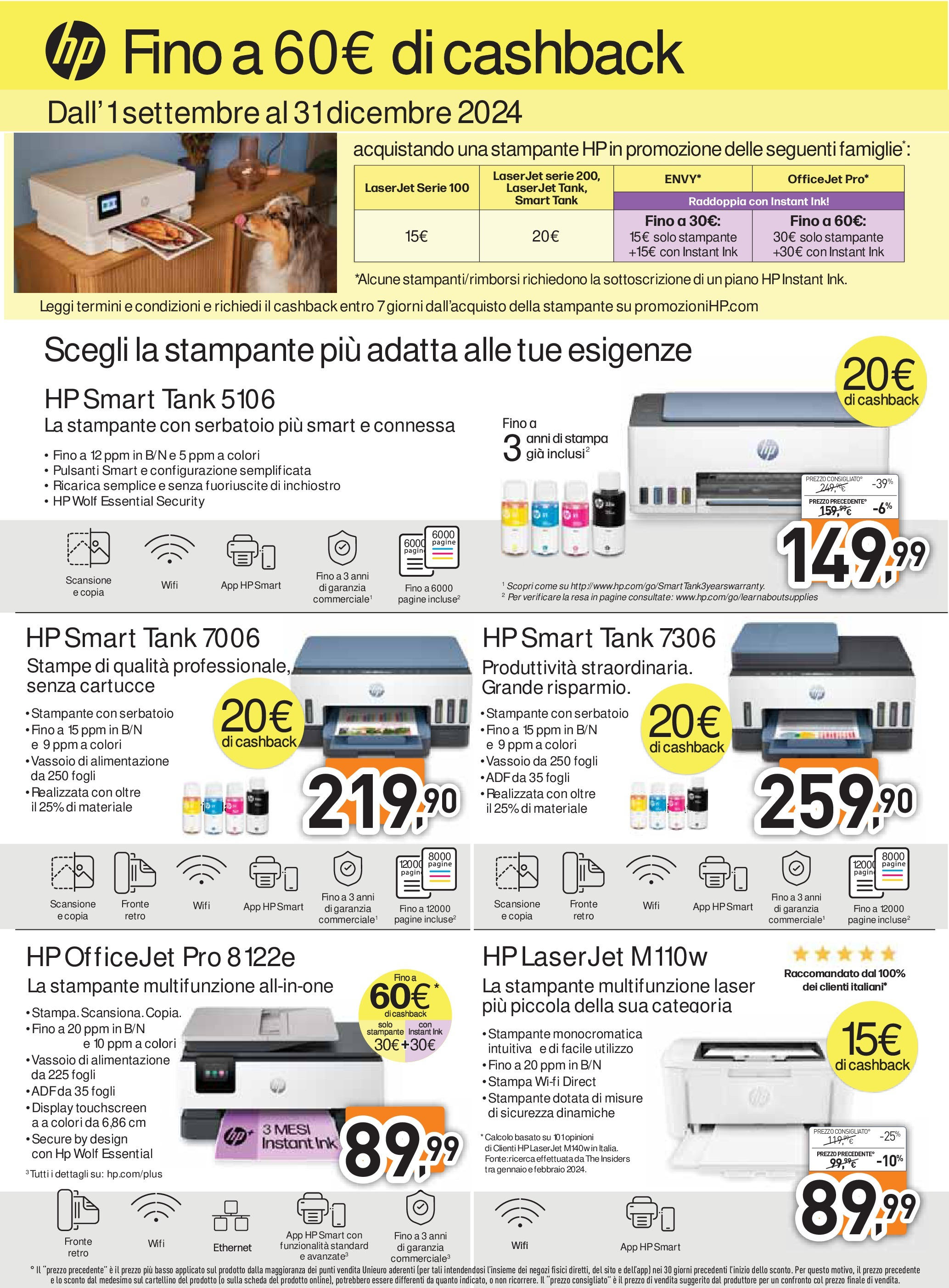 Unieuro BLACK FRIDAY 2024 volantino dal 28/11 ⏳ | Pagina: 29 | Prodotti: Stampante, Stampa, Vassoio