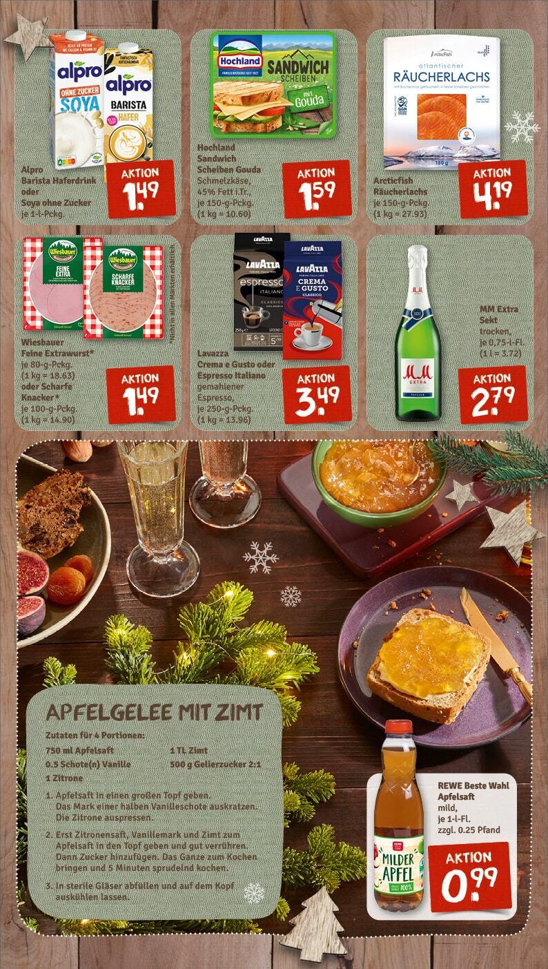 Rewe - Sömmerda, Gutsmuthsplatz 1 (ab 02.12.2024) zum Blättern » Angebote | Seite: 3 | Produkte: Lavazza, Alpro, Zucker, Zitrone