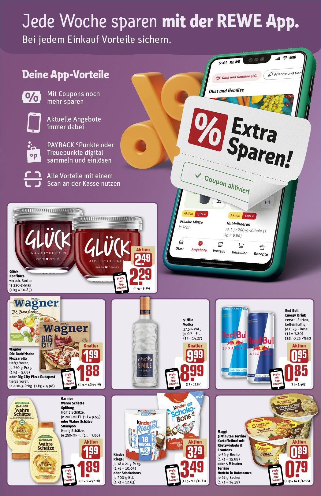 Rewe - Pegnitz, Nürnberger Straße, e 20 (ab 02.12.2024) zum Blättern » Angebote | Seite: 2 | Produkte: Red bull, Shampoo, Spülung, Vodka