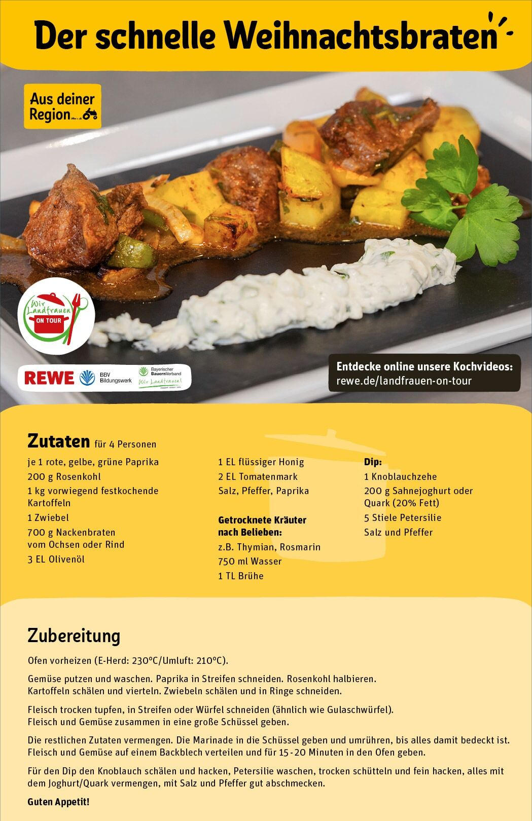 Rewe - Pegnitz, Nürnberger Straße, e 20 (ab 02.12.2024) zum Blättern » Angebote | Seite: 32 | Produkte: Kartoffeln, Gemüse, Paprika, Fleisch