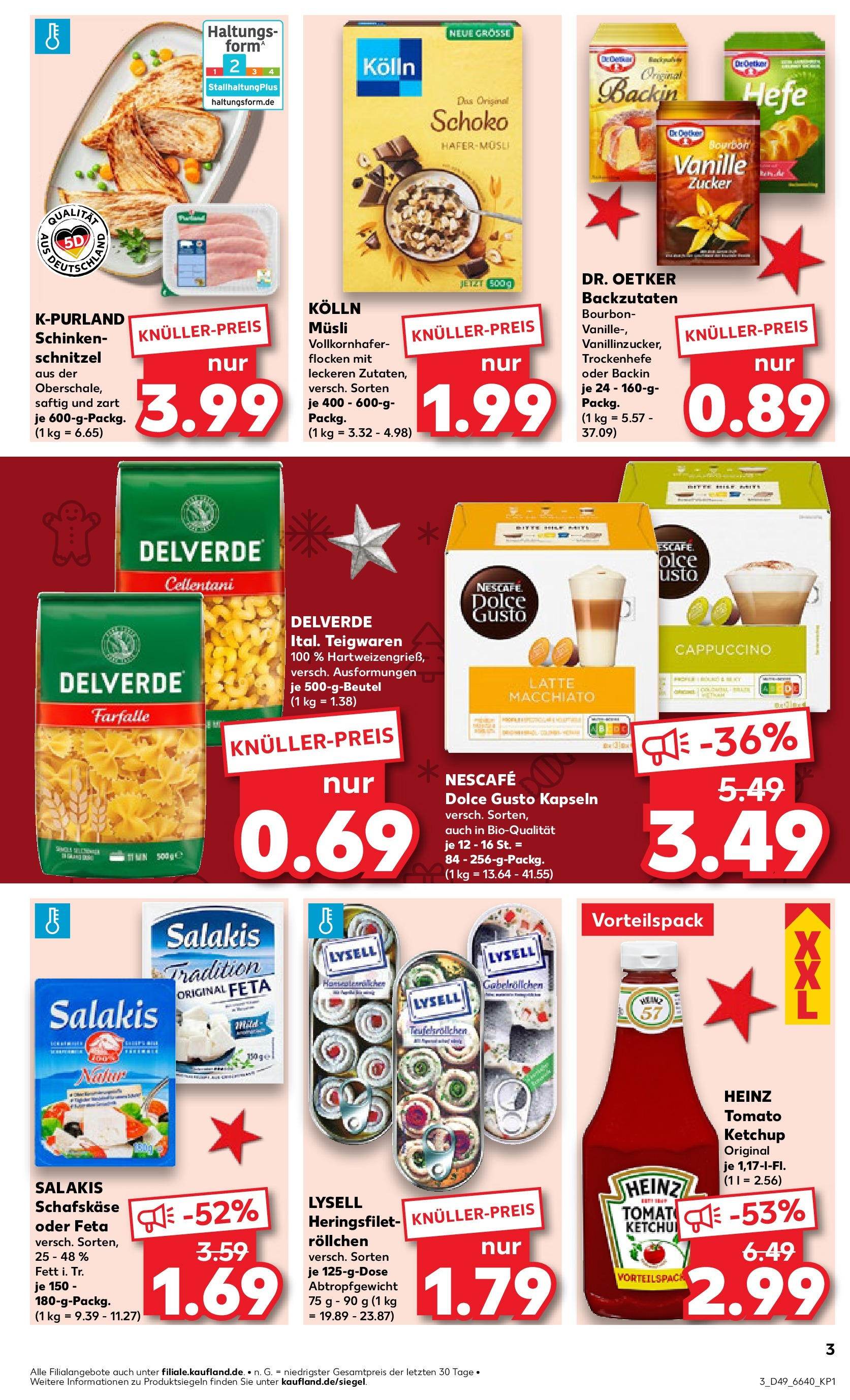 Kaufland - Neusäß, Daimlerstraße 18 (ab 05.12.2024) » Angebote Online zum Blättern | Seite: 3 | Produkte: Musli, Kolln, Salakis, Schafskase