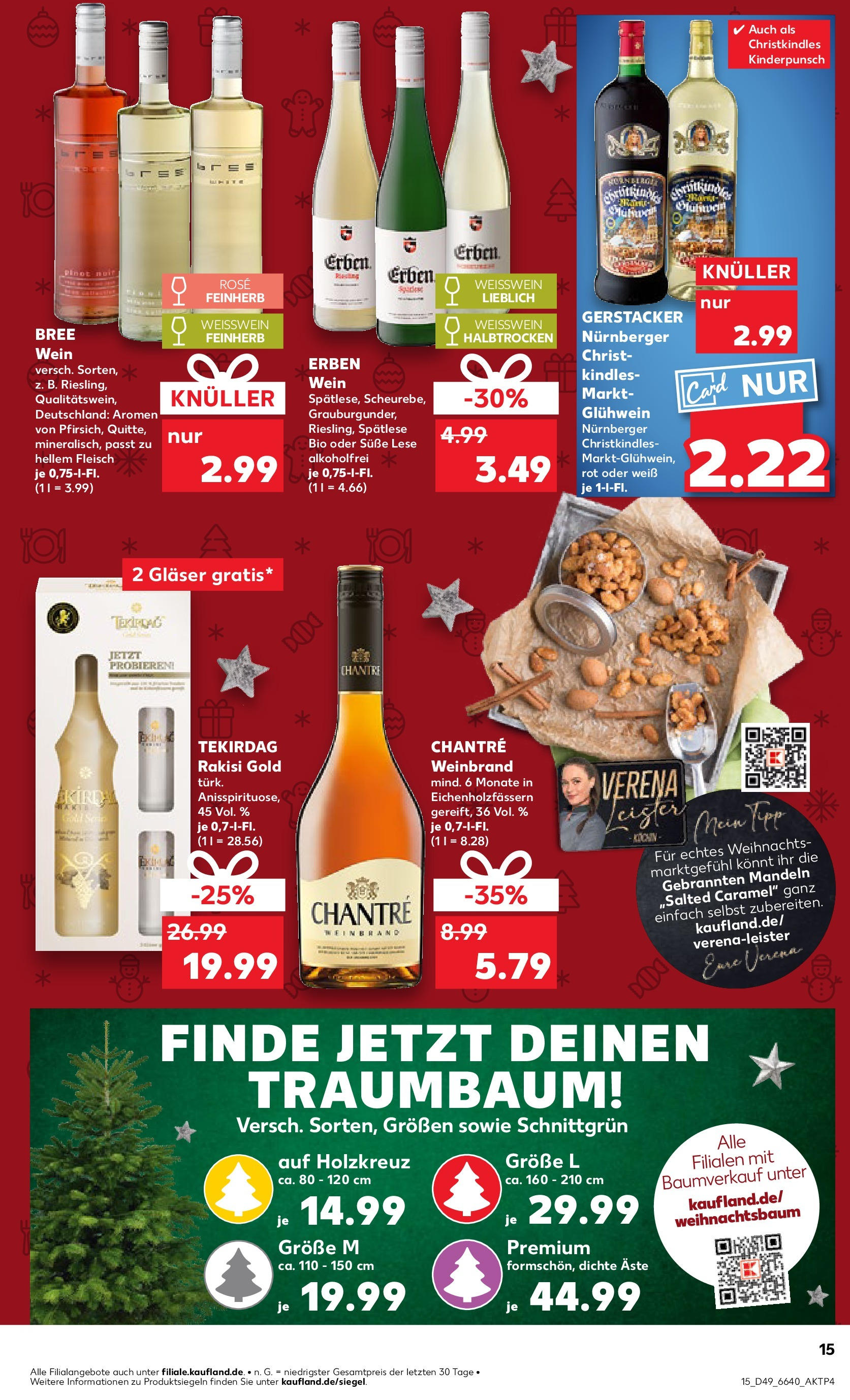 Kaufland - München, Ollenhauerstraße 4  (ab 05.12.2024) » Angebote Online zum Blättern | Seite: 15 | Produkte: Weißwein, Bree, Chantré, Fleisch