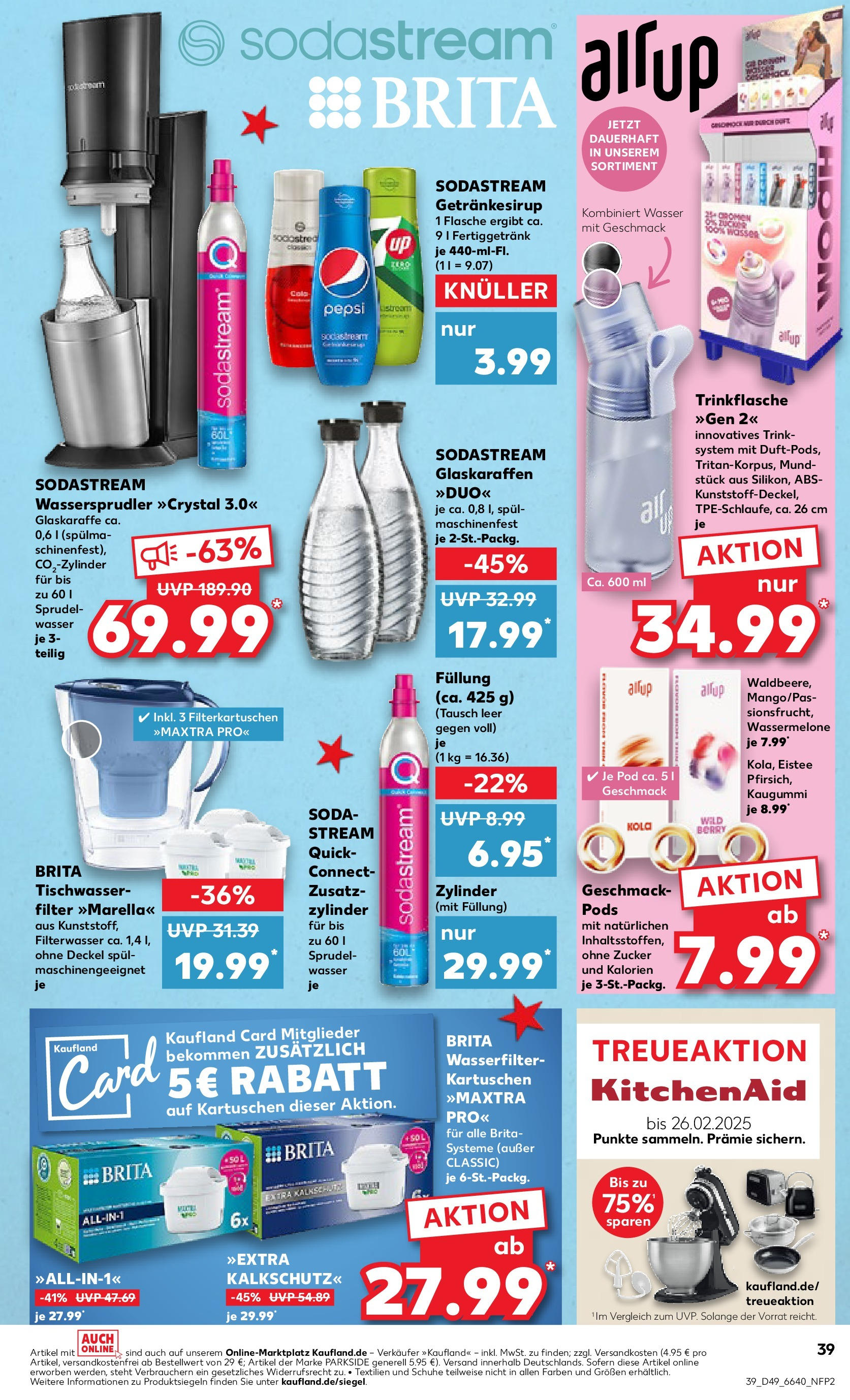 Kaufland - München, Ollenhauerstraße 4  (ab 05.12.2024) » Angebote Online zum Blättern | Seite: 39 | Produkte: Wasser, Zucker, Wassermelone, Pepsi