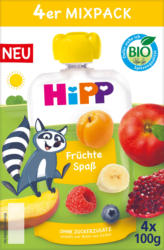 Hipp Quetschie Früchtespaß Mixpack ab 1 Jahr (4x100 g)