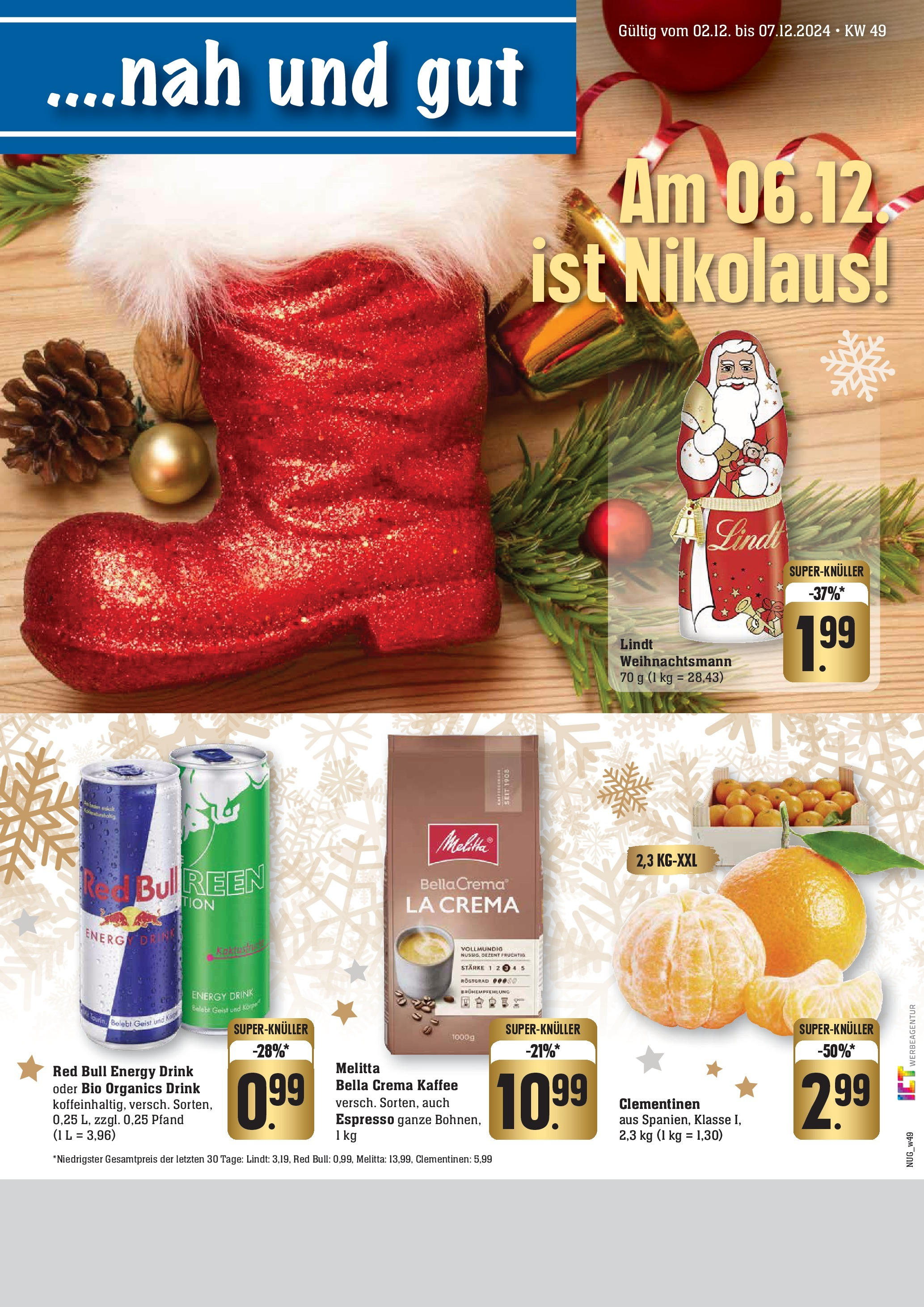 EDEKA Prospekt ab 01.12.2024 - Mannheim, Lange Rötterstraße 2 Online