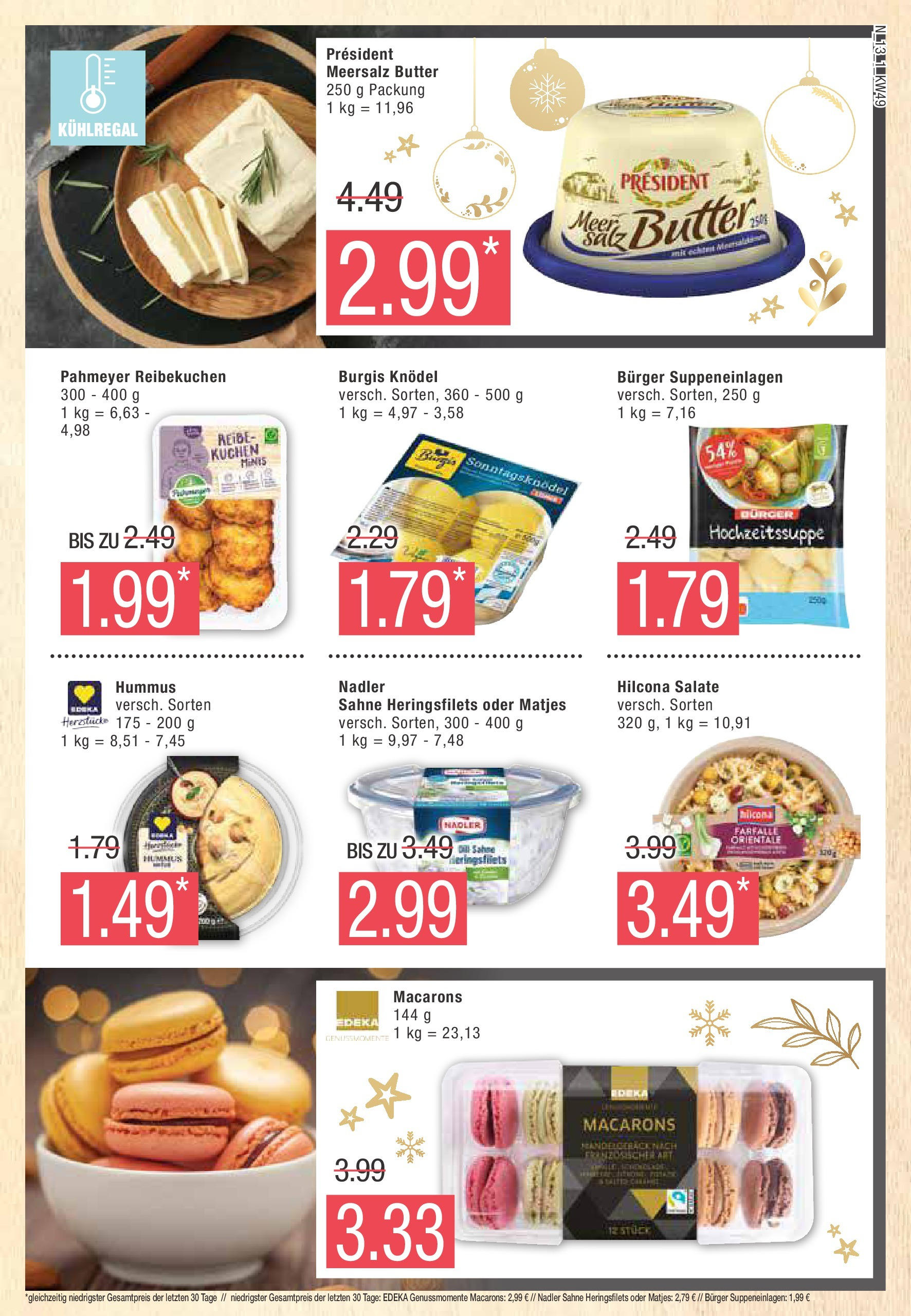 Marktkauf - Buxtehude, Bahnhofstr. 47 (ab 02.12.2024) » Angebote online | Seite: 13 | Produkte: Butter, Burger, Dill, Sahne