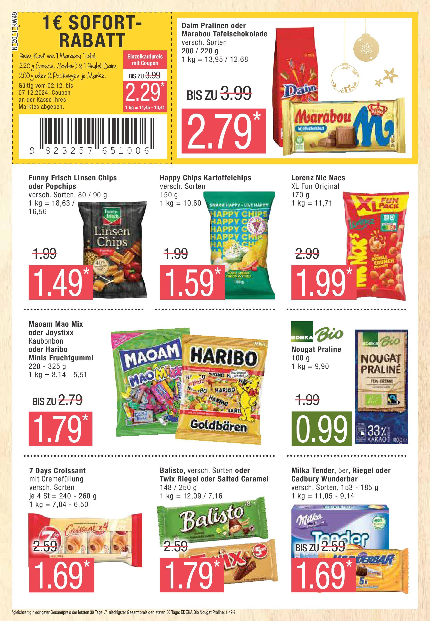 Marktkauf - Buxtehude, Bahnhofstr. 47 (ab 02.12.2024) » Angebote online | Seite: 20 | Produkte: Milka, Croissant, Chili, Chips