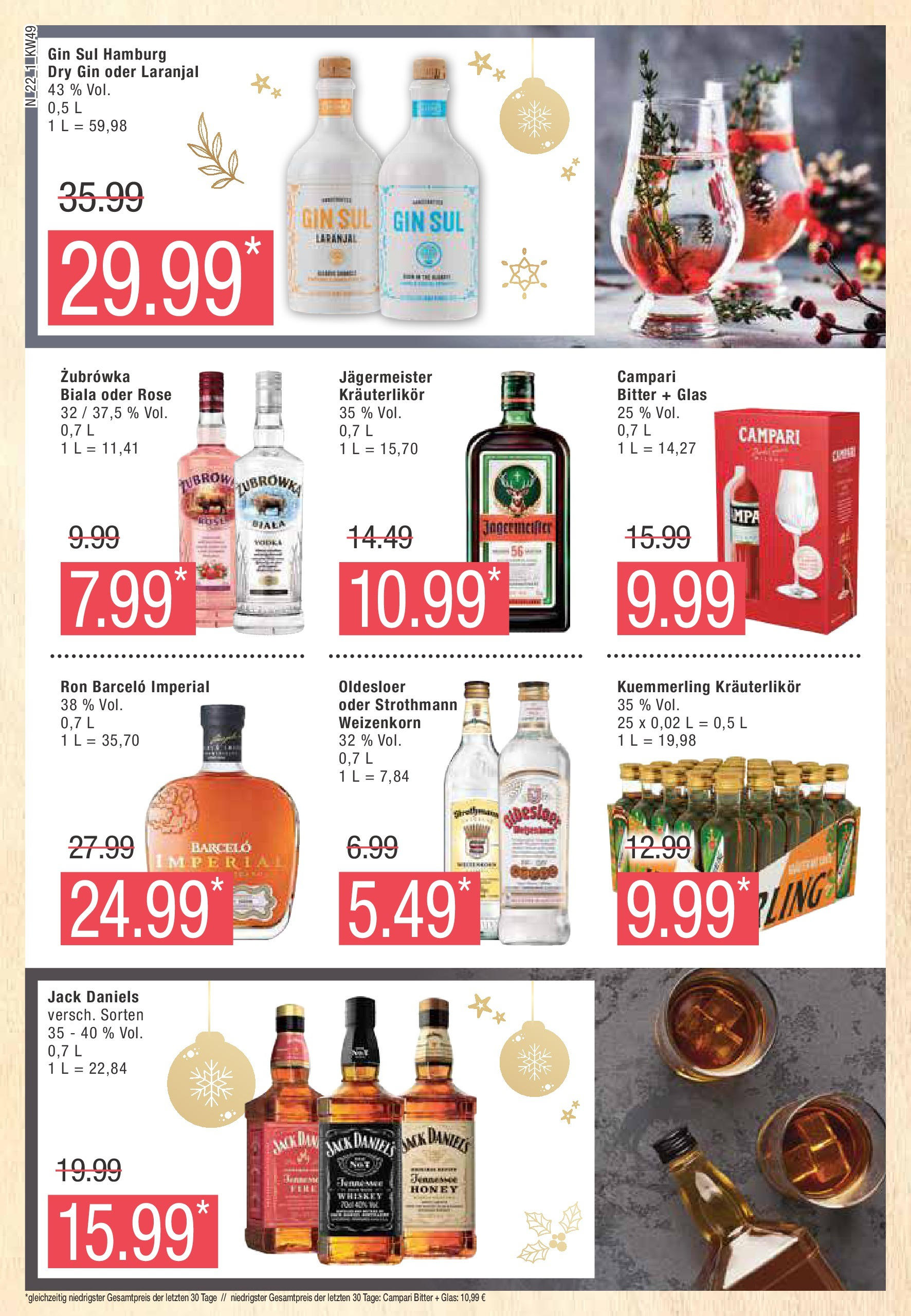 Marktkauf - Buxtehude, Bahnhofstr. 47 (ab 02.12.2024) » Angebote online | Seite: 22 | Produkte: Jack Daniel's, Oldesloer, Gin, Whiskey