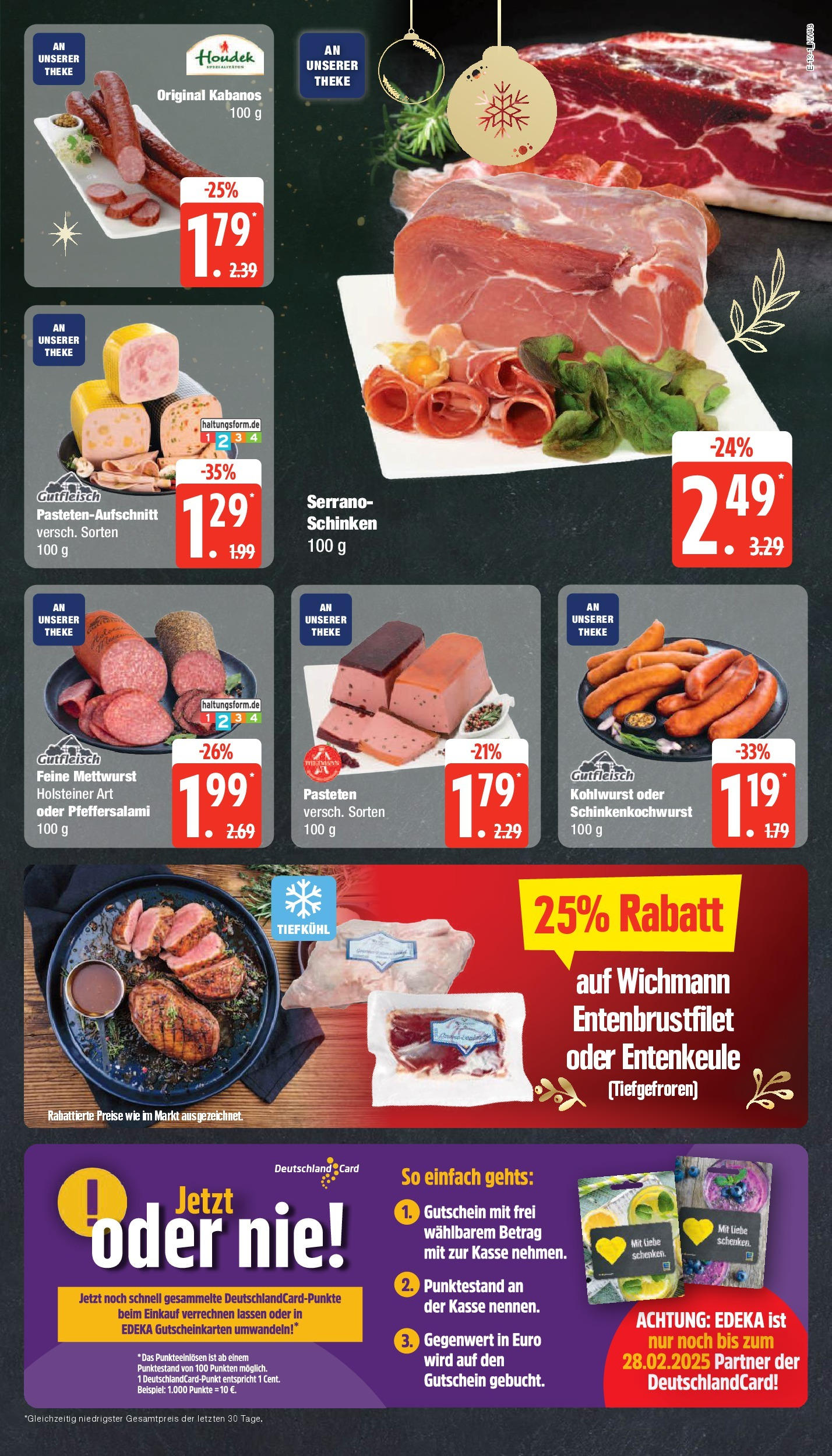 Edeka - Hamburg, Krohnstieg 41-43  (ab 01.12.2024) » Angebote Online | Seite: 13 | Produkte: Theke, Schinken