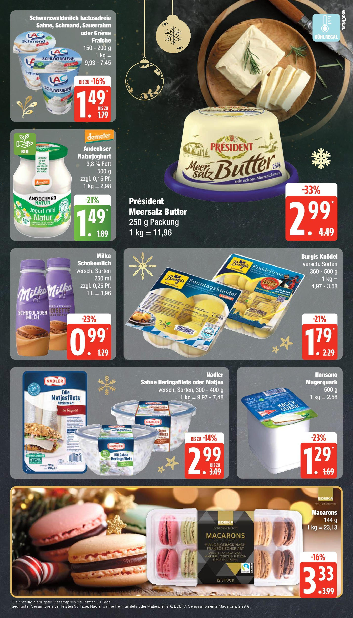 Edeka - Hamburg, Krohnstieg 41-43  (ab 01.12.2024) » Angebote Online | Seite: 15 | Produkte: Rapsöl, Himbeere, Dill, Sauerrahm