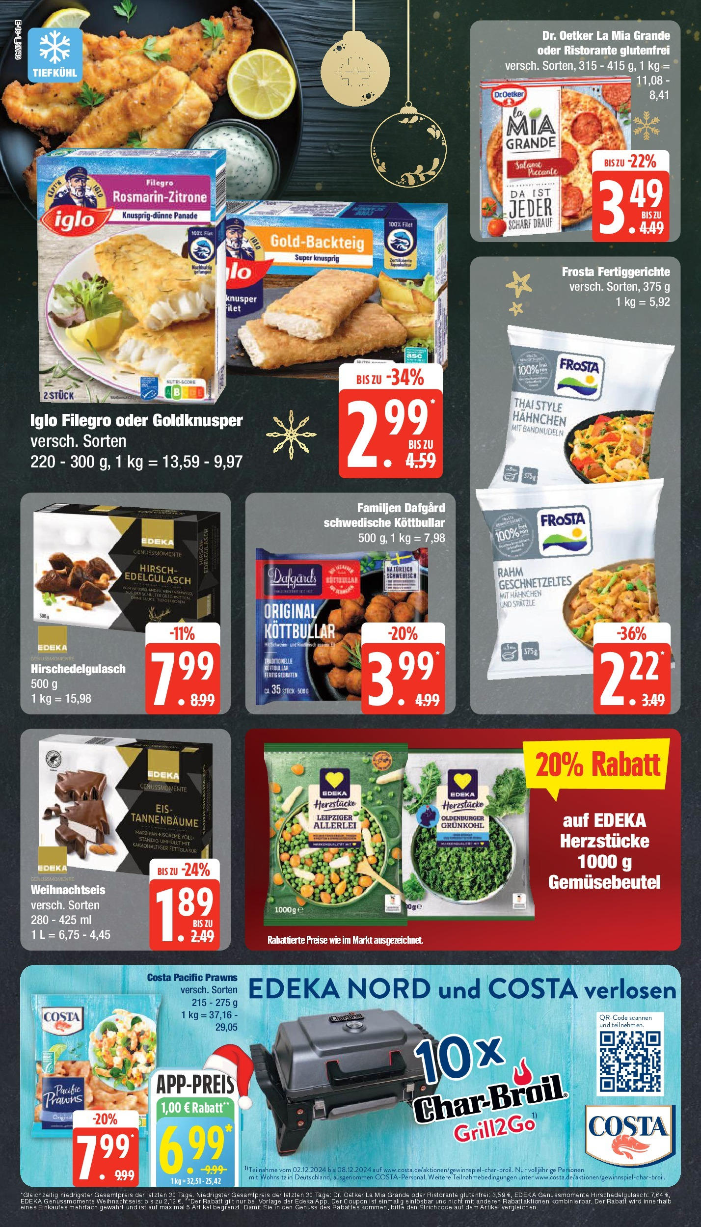 Edeka - Hamburg, Krohnstieg 41-43  (ab 01.12.2024) » Angebote Online | Seite: 16 | Produkte: Iglo, Frosta, Fertiggerichte, Eis