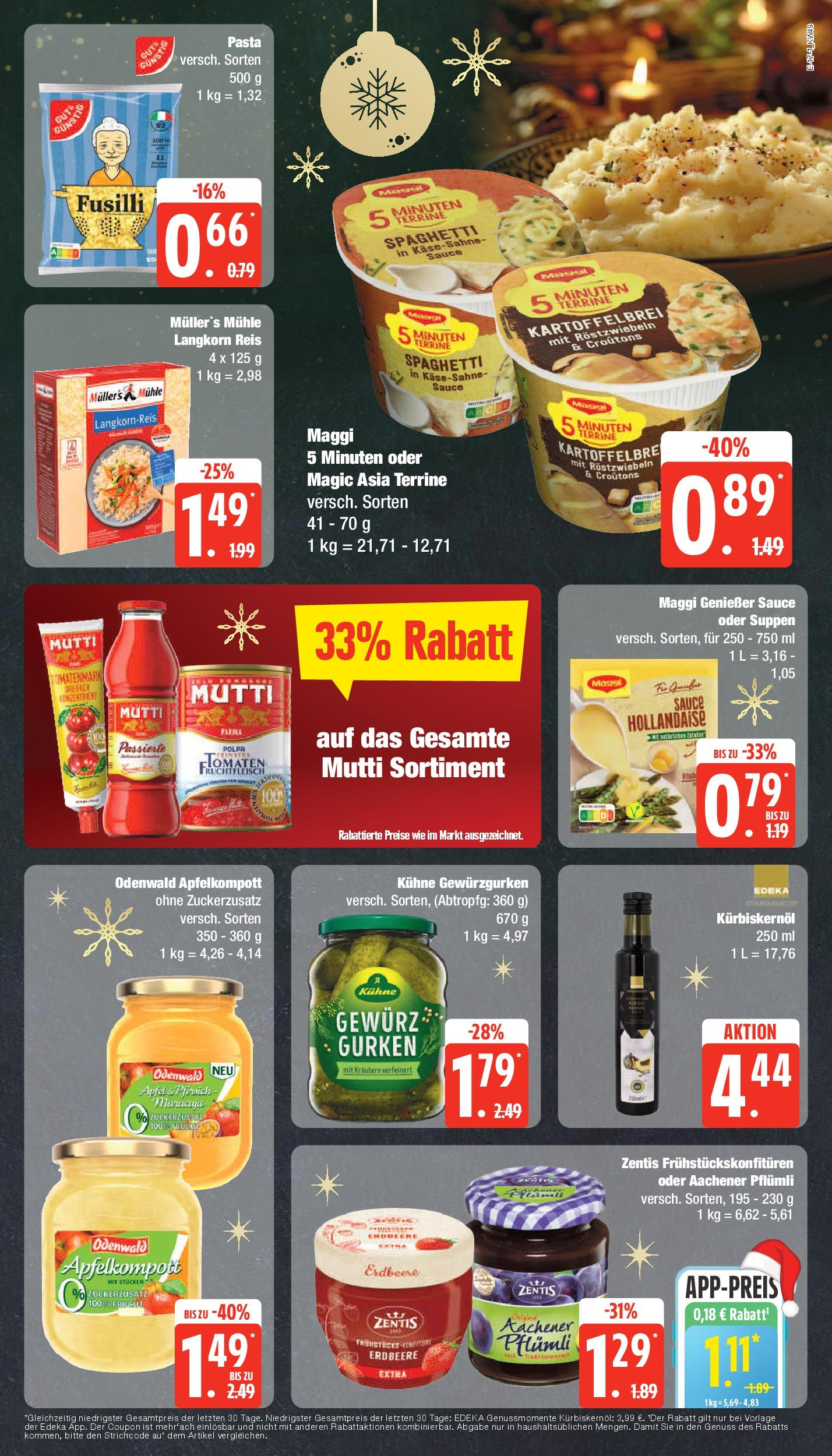 Edeka - Hamburg, Krohnstieg 41-43  (ab 01.12.2024) » Angebote Online | Seite: 17 | Produkte: Mühle, Maggi, Äpfel, Reis