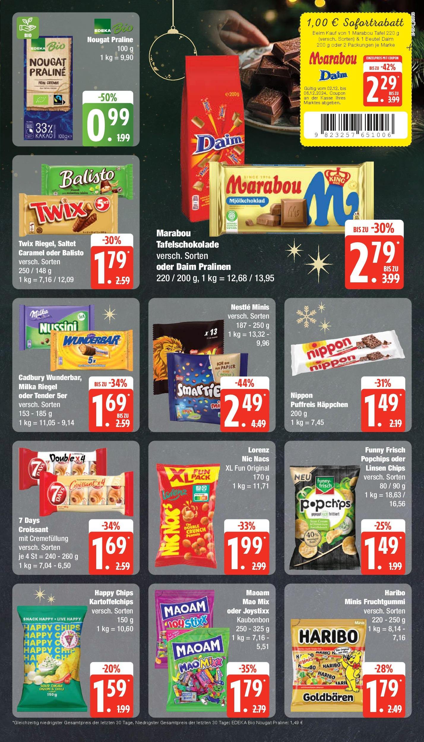 Edeka - Hamburg, Krohnstieg 41-43  (ab 01.12.2024) » Angebote Online | Seite: 19 | Produkte: Haribo, Funny frisch, Chili, Chips