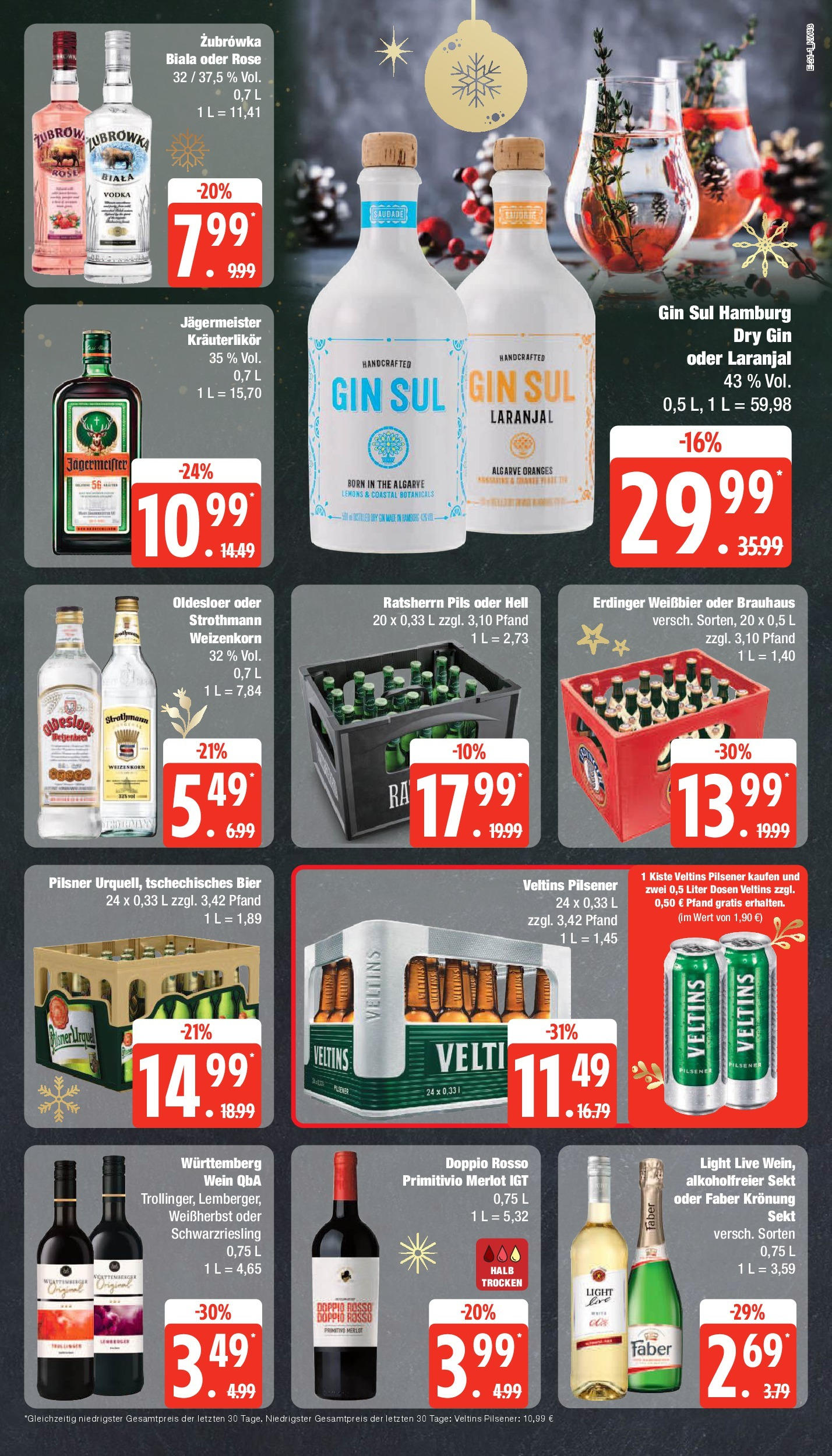 Edeka - Hamburg, Krohnstieg 41-43  (ab 01.12.2024) » Angebote Online | Seite: 21 | Produkte: Sekt, Merlot, Pils, Oldesloer