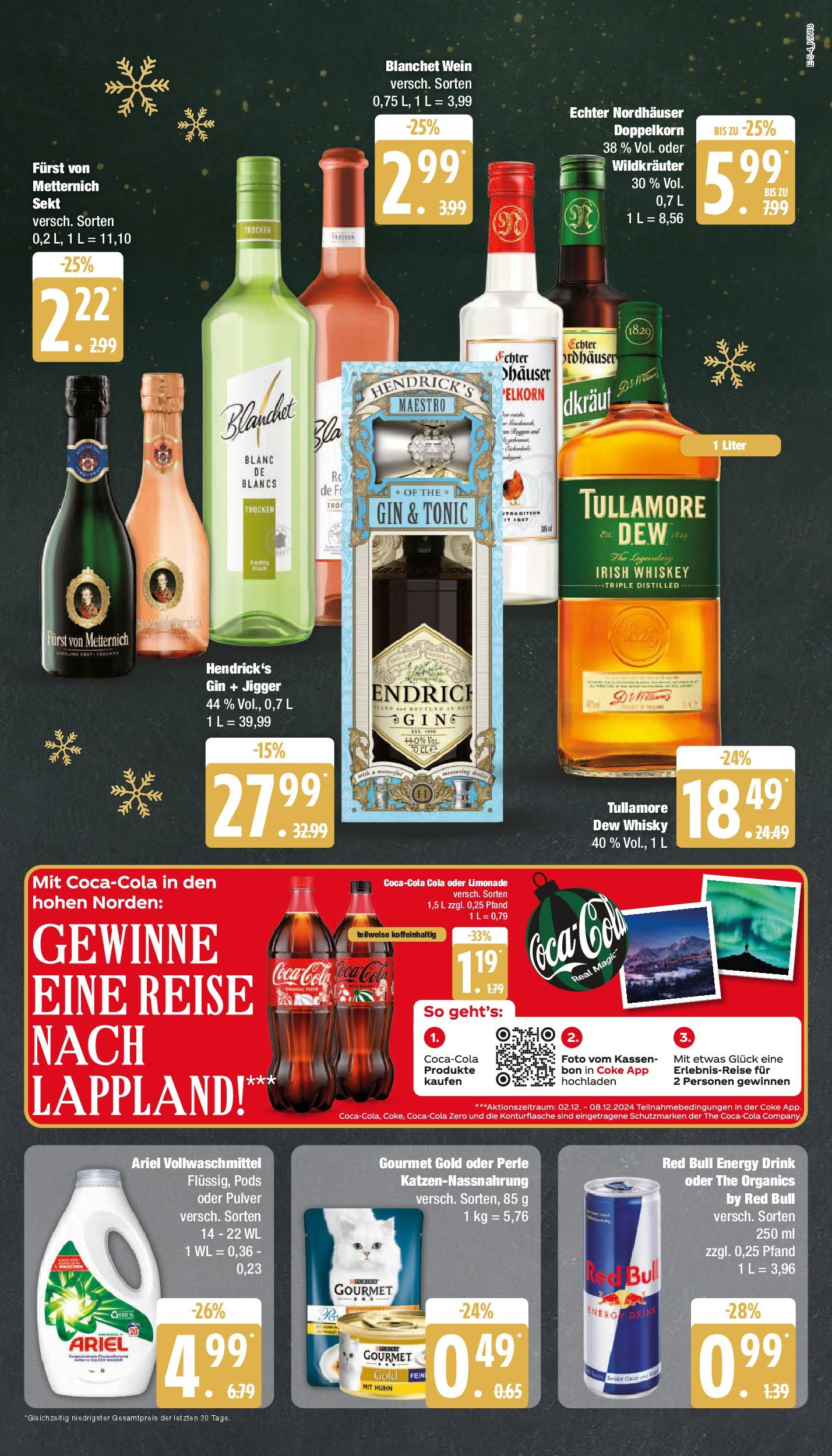 Marktkauf - Grevesmühlen, Klützer Straße 57  (ab 02.12.2024) » Angebote online | Seite: 5 | Produkte: Coca cola, Limonade, Wein, Whiskey