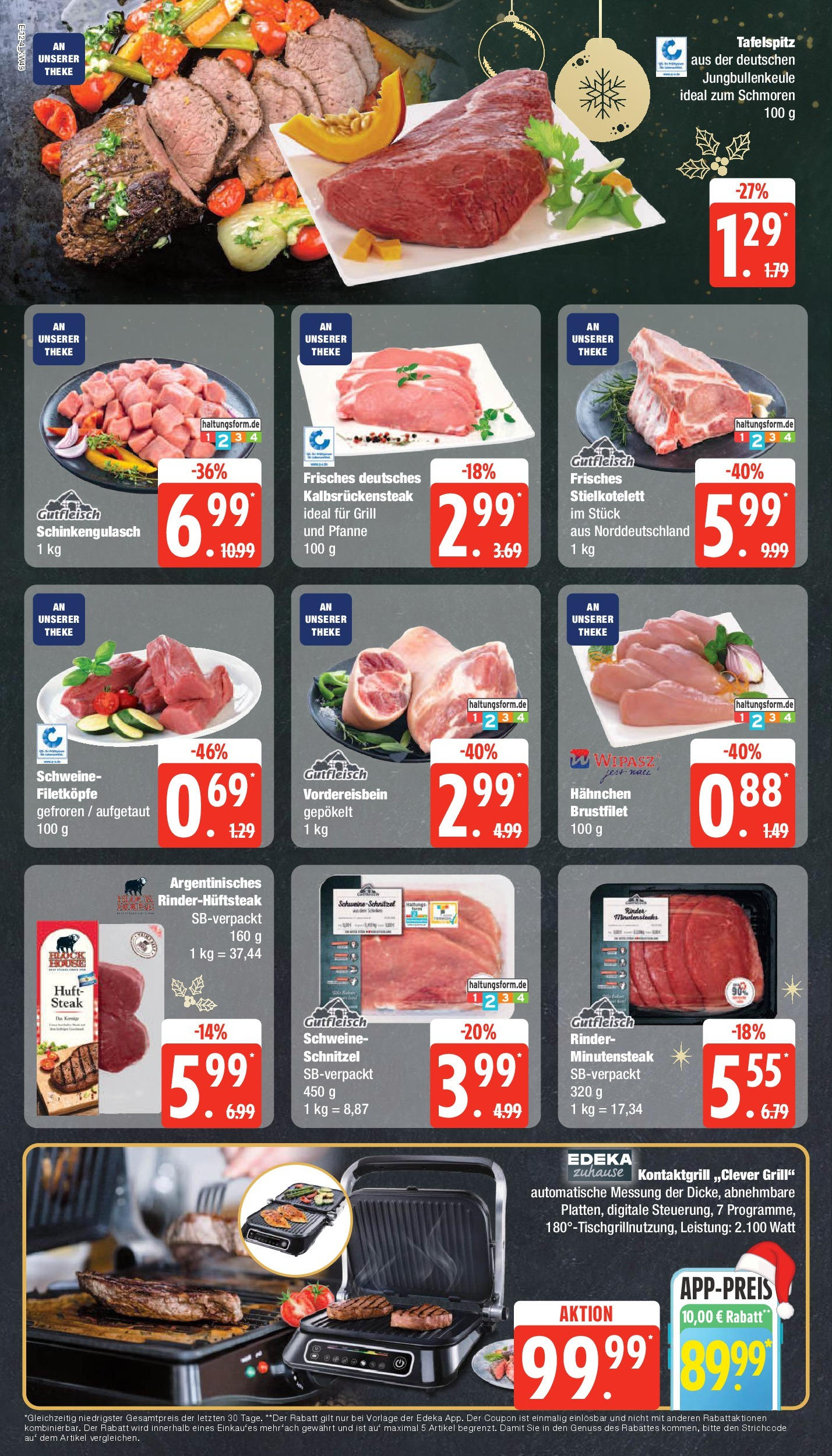 Edeka - Rostock, Hermannstraße 30 (ab 01.12.2024) » Angebote Online | Seite: 12 | Produkte: Tafelspitz, Grill, Hahnchen, Steak