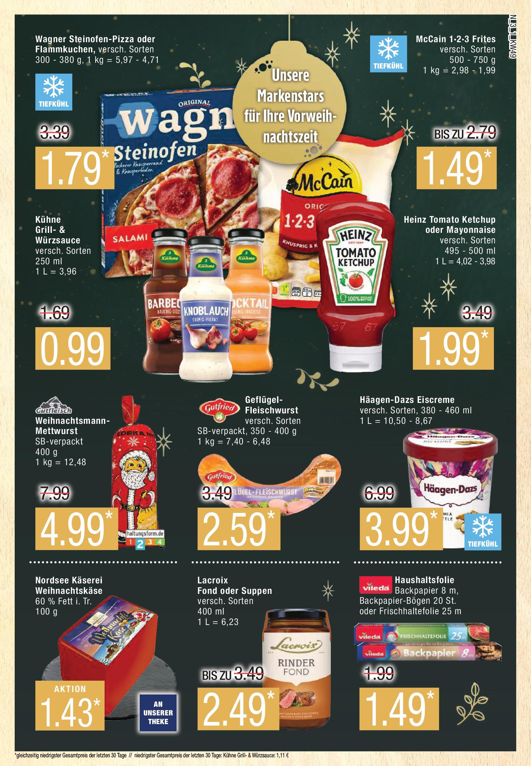 Marktkauf - Marktkauf: Wochenangebote (ab 01.12.2024) » Angebote online | Seite: 3 | Produkte: McCain, Mayonnaise, Knoblauch, Ketchup