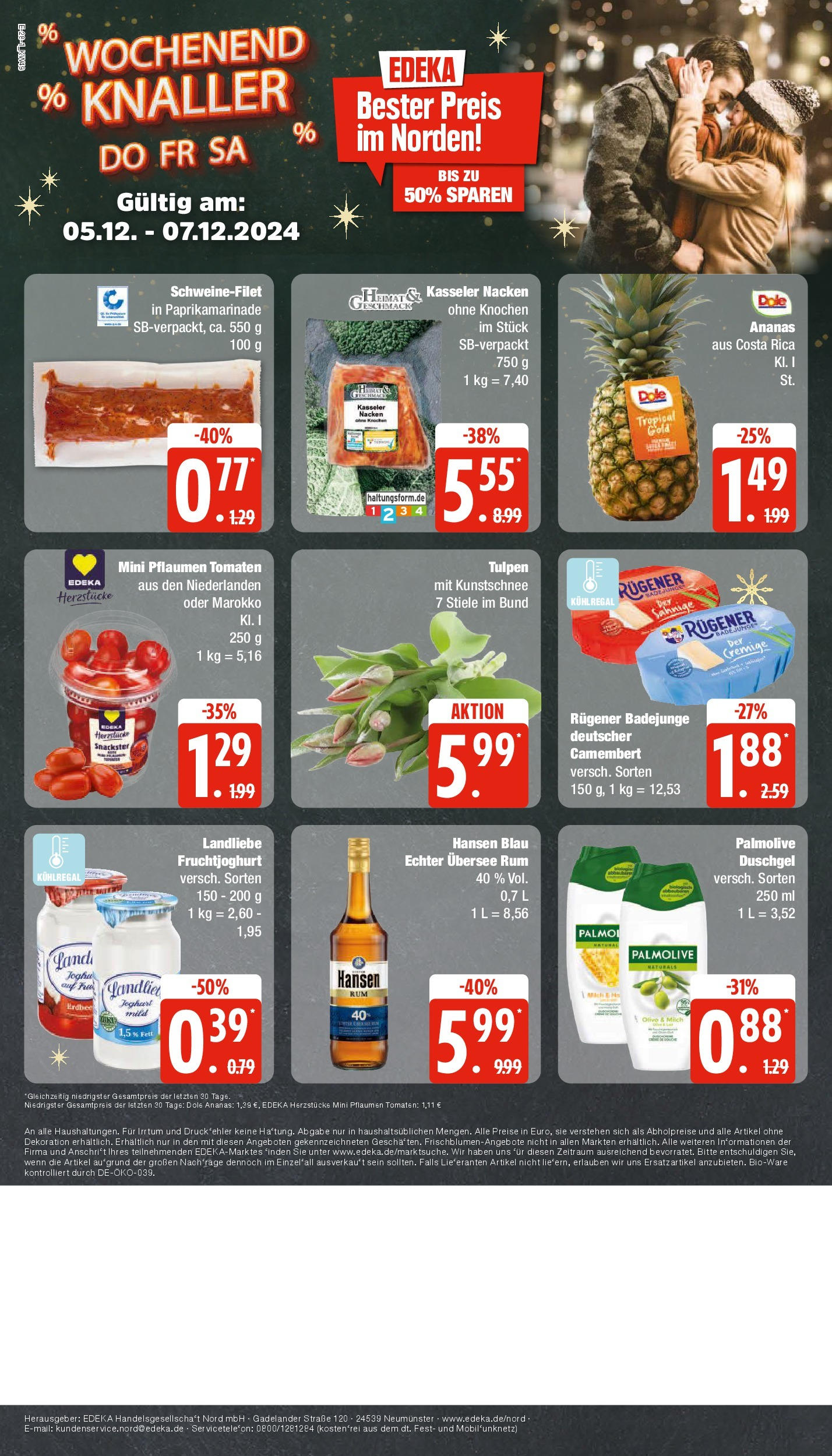 Marktkauf - Mölln, Industriestraße 1  (ab 02.12.2024) » Angebote online | Seite: 28 | Produkte: Rum, Ananas, Tomaten, Duschgel