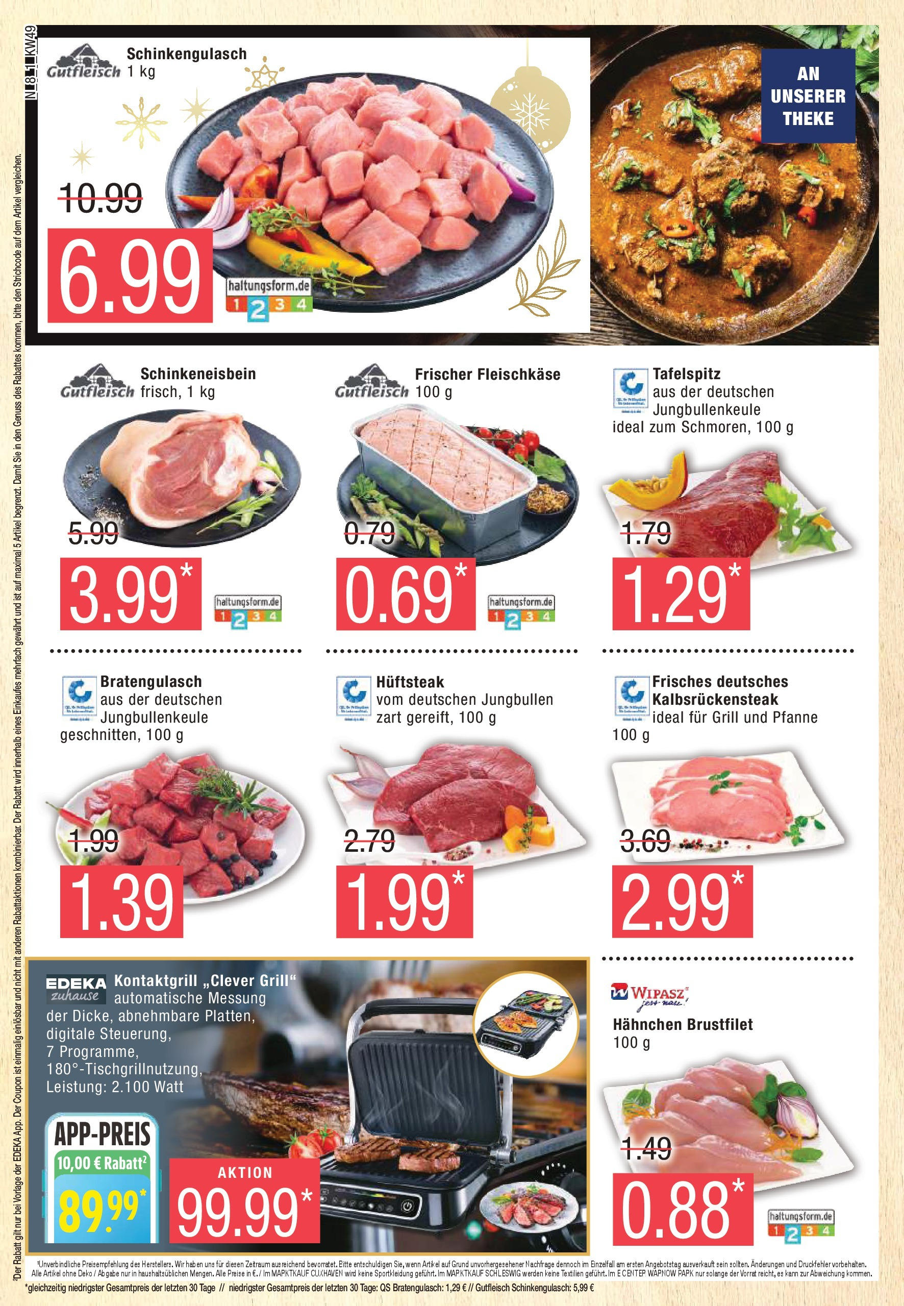 Marktkauf - Marktkauf: Wochenangebote (ab 01.12.2024) » Angebote online | Seite: 8 | Produkte: Tafelspitz, Grill, Hahnchen, Theke