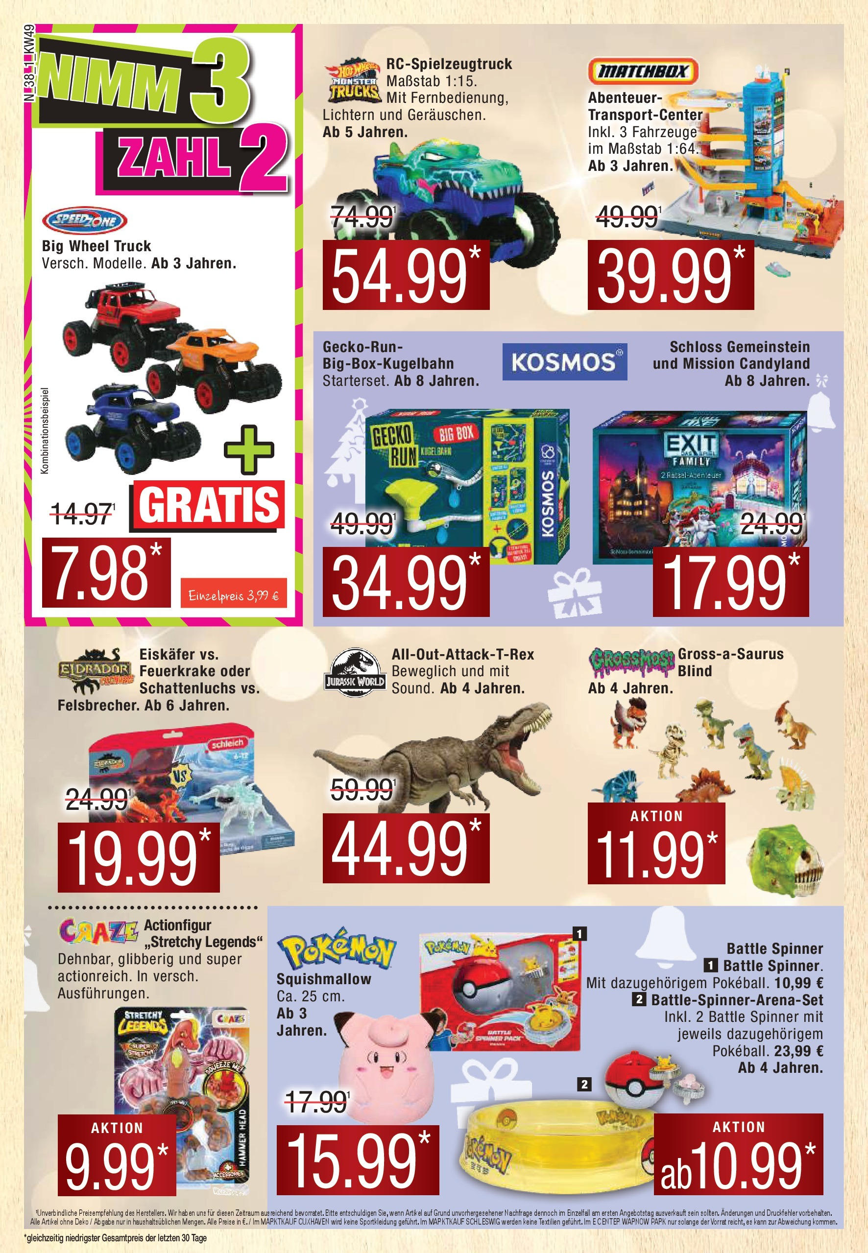 Marktkauf - Marktkauf: Wochenangebote (ab 01.12.2024) » Angebote online | Seite: 38 | Produkte: Box, Monster