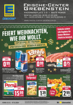 Vorschau von dem Prospekt des Geschäftes Edeka, gültig ab dem 01.12.2024