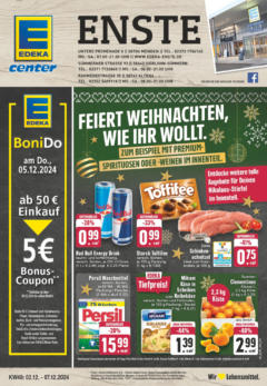 Vorschau von dem Prospekt des Geschäftes Edeka, gültig ab dem 01.12.2024