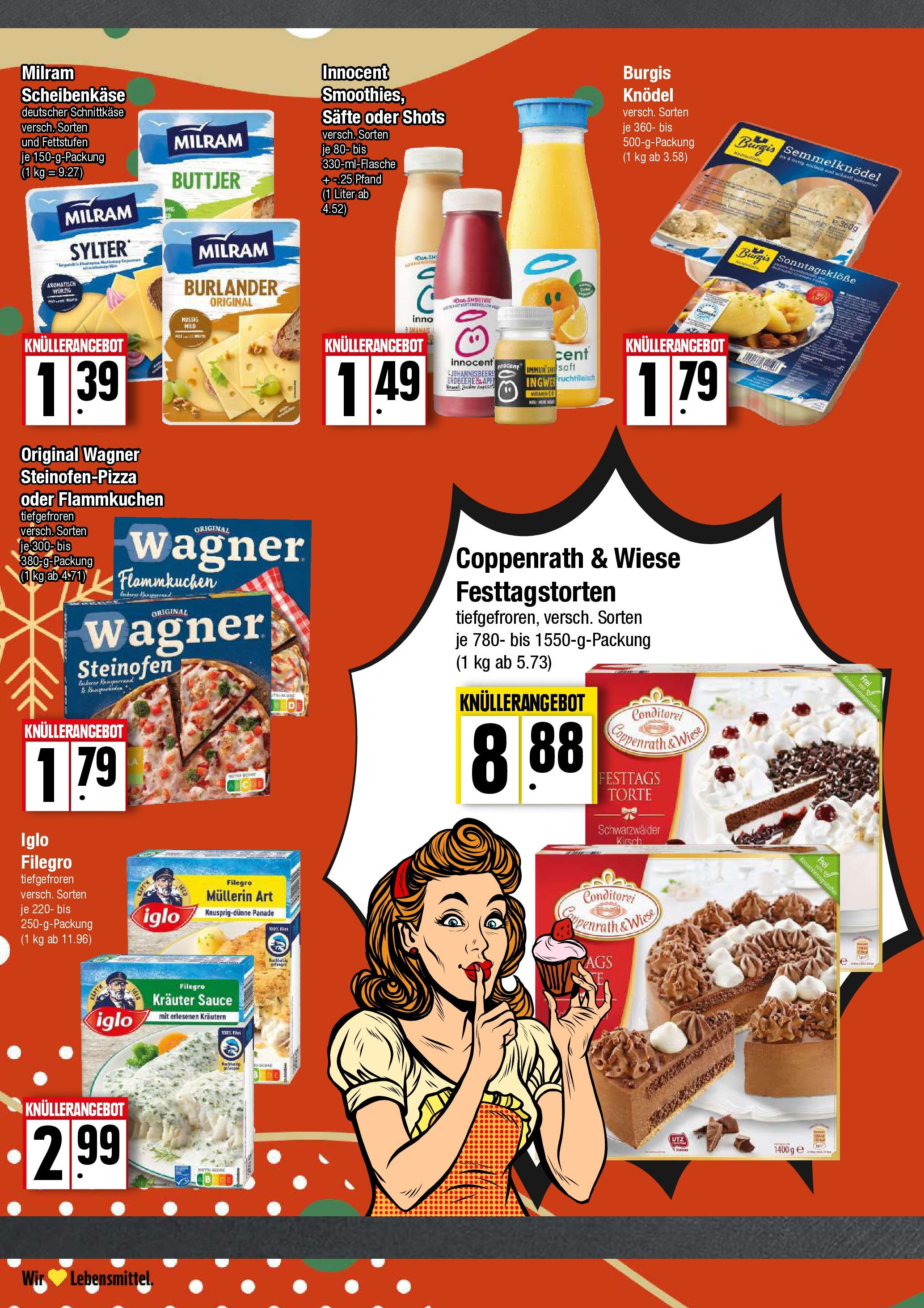 Edeka - Hamburg, Ottenser Hauptstr. 10  (ab 01.12.2024) » Angebote Online | Seite: 6 | Produkte: Iglo, Milram, Saft