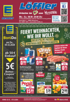 Vorschau von dem Prospekt des Geschäftes Edeka, gültig ab dem 01.12.2024