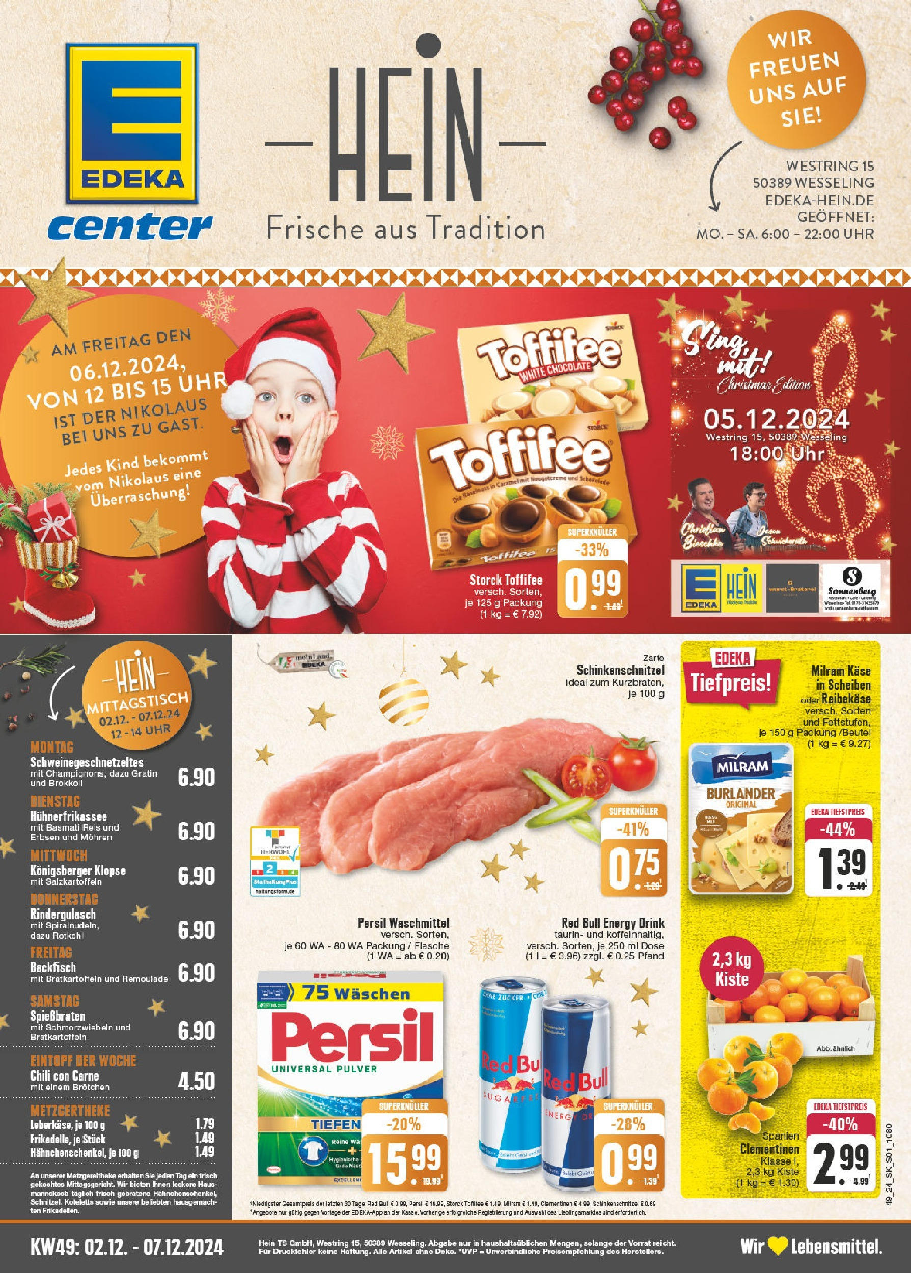 EDEKA Prospekt ab 01.12.2024 - E center Wesseling, Westring 15 Online