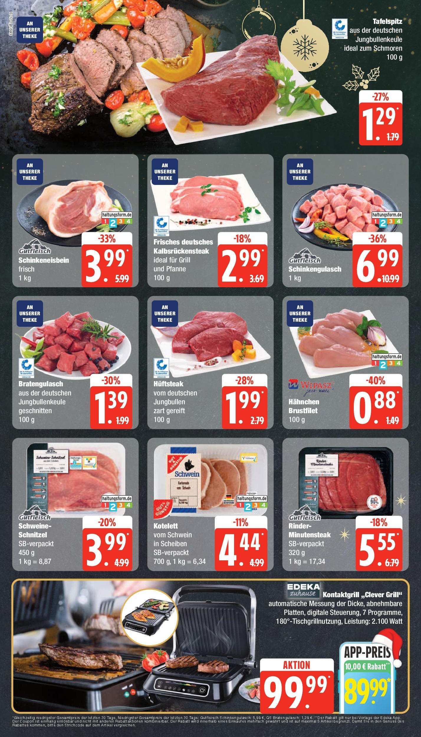 Edeka - Bad Schwartau, Eutiner Ring 1 (ab 01.12.2024) » Angebote Online | Seite: 12 | Produkte: Grill, Hahnchen, Theke, Schnitzel