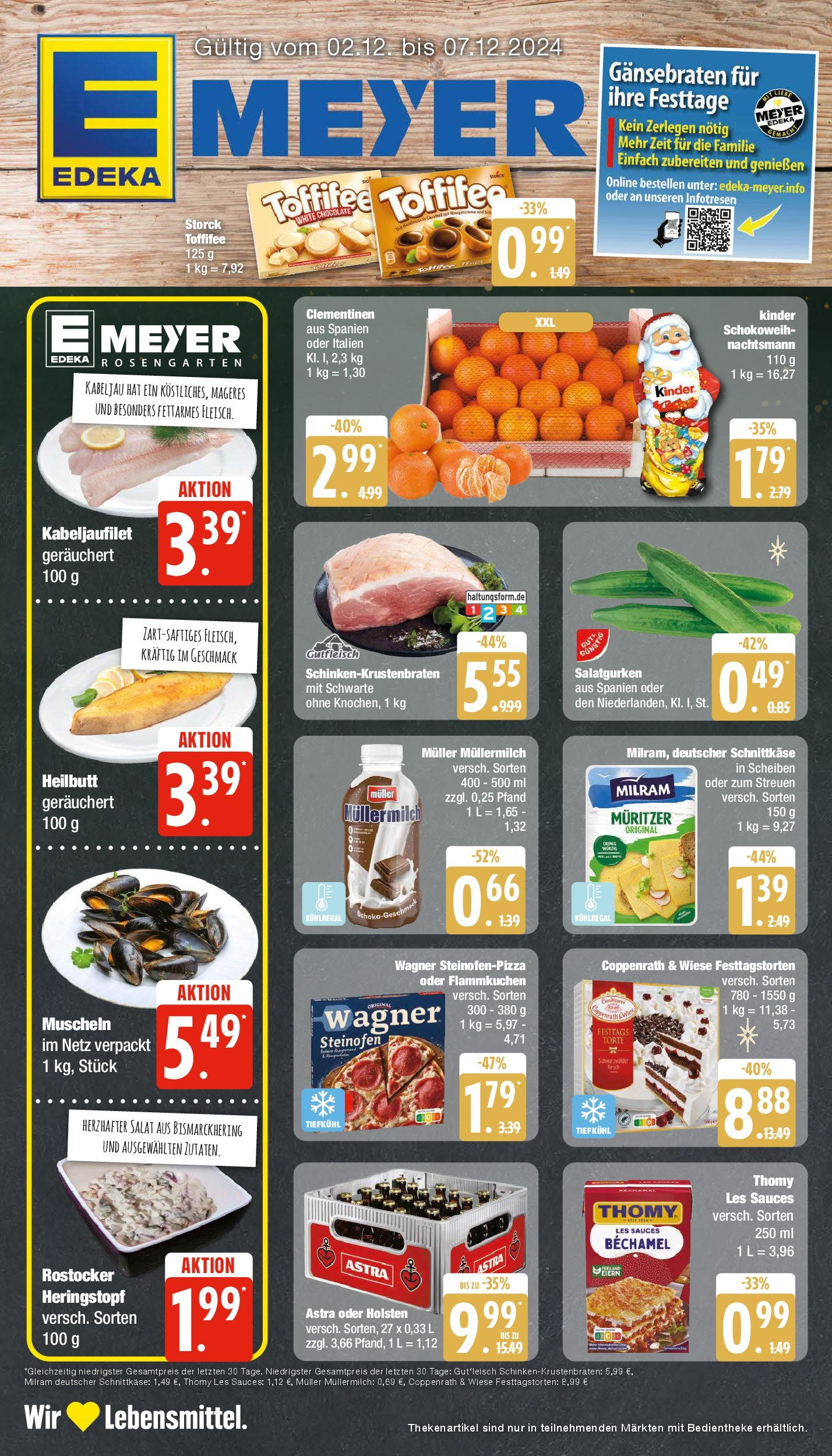 EDEKA Prospekt ab 01.12.2024 - Seevetal, Pastorenwiesen 26 Online