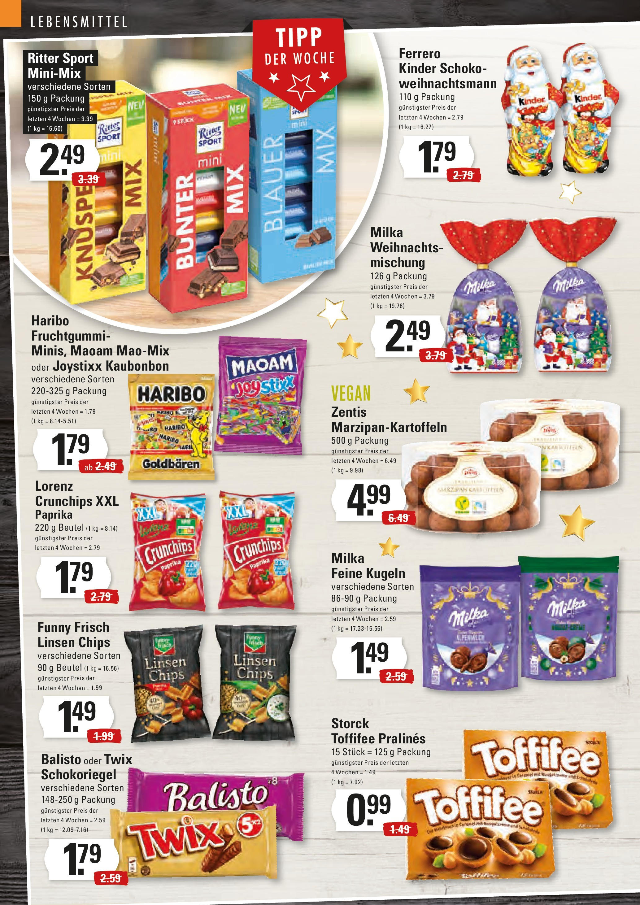 Edeka - Stade, Drosselstieg 7 (ab 01.12.2024) » Angebote Online | Seite: 10 | Produkte: Haribo, Funny frisch, Milka, Chips